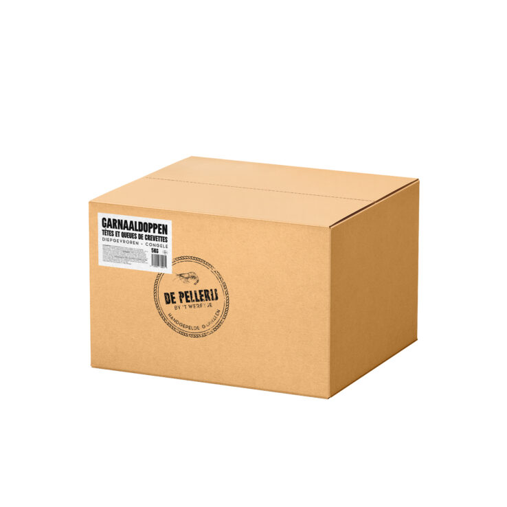 Garnaaldoppen diepvries (5 kg)